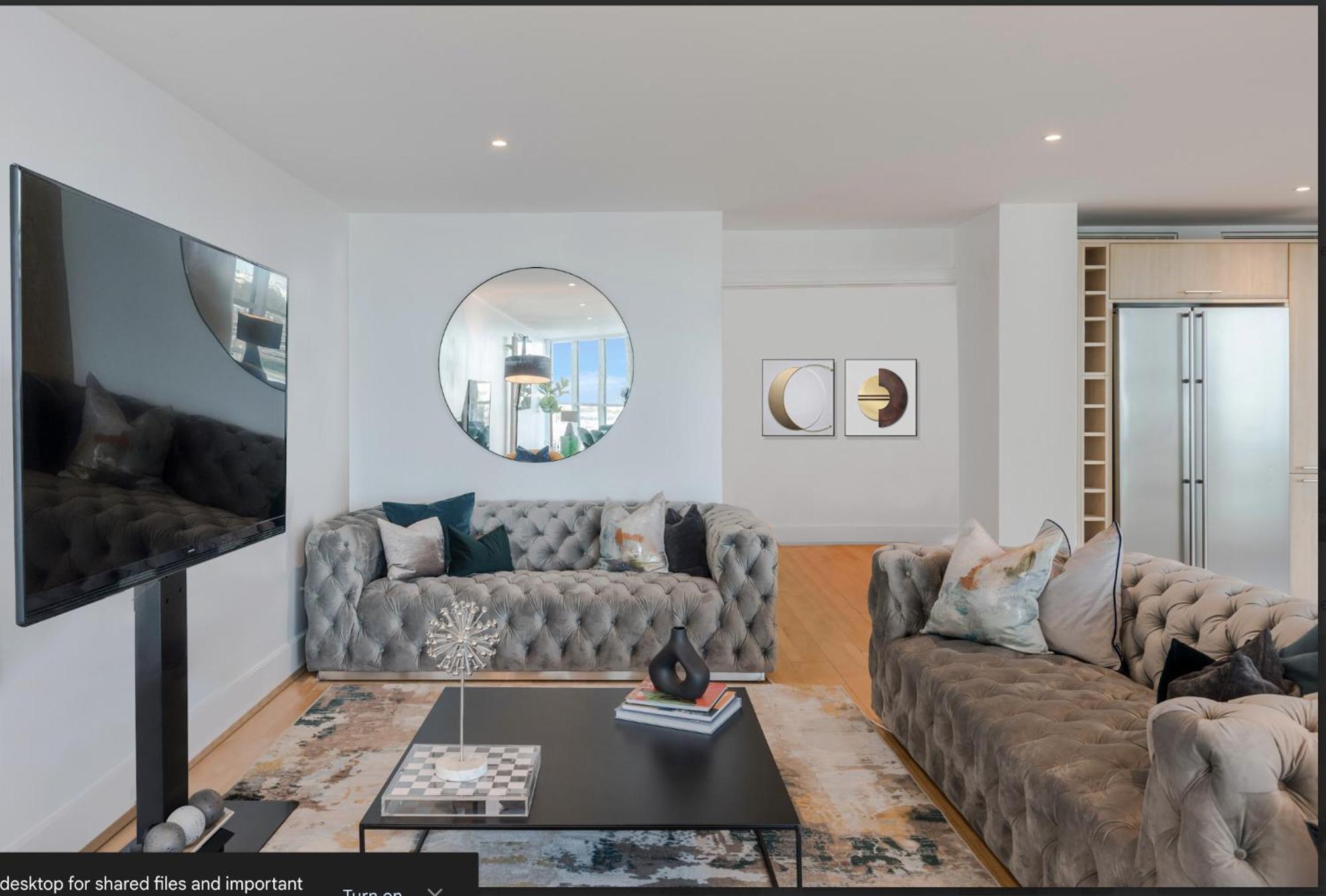 Best Thames View In Town! Large Luxxe Nomad Design Family Home 런던 객실 사진